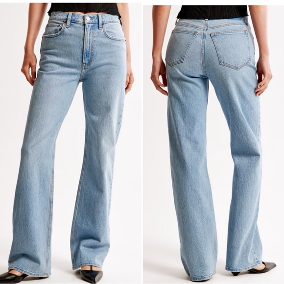 Abercrombie 90s Distressed Relaxed High Rise Jeans - Picture 5 of 11